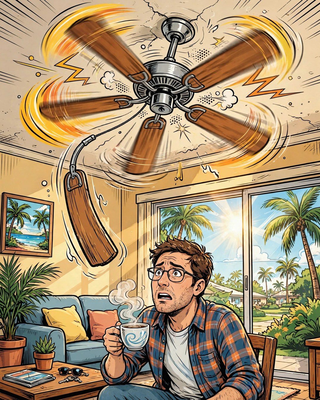 Your Ceiling Fan Wobbles Like It's About to Take Off — That's Not 'Normal'