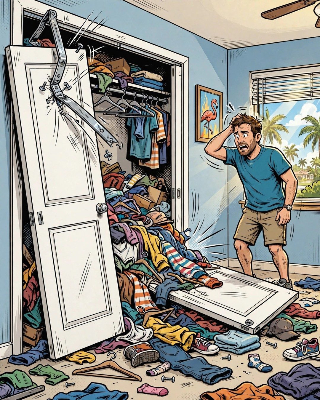 Your Bifold Closet Door Just Fell on You — Again? It's a $2 Plastic Pin